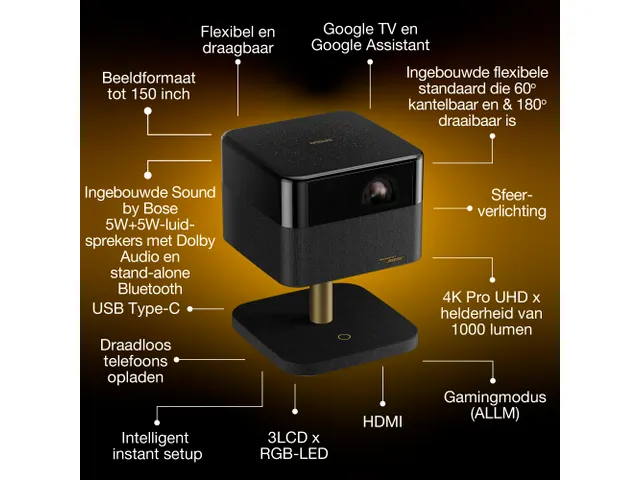 Vidéoprojecteur Smart Epson Lifestudio Flex Plus EF-73