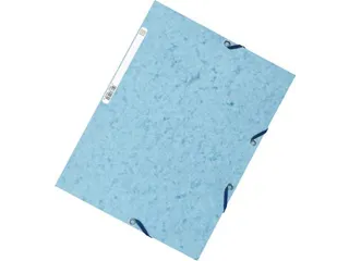 elastomap 3 kleppen A4 karton assorti kleuren, pak van 10 stuks - 3