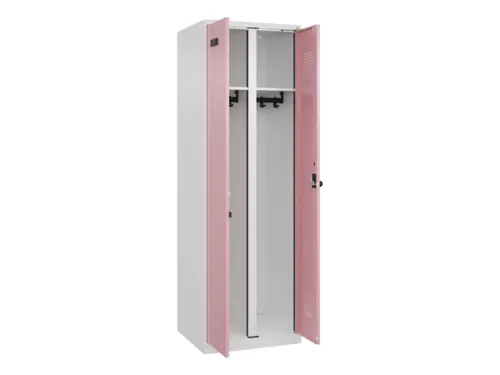 locker voor scheiding van kleding,HxBxD 1850x600x500mm,2vak
