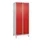 locker voor scheiding van kleding,HxBxD 1950x800x500mm,2vak