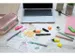 Viltstiften Eberhard Faber Glitter pastel kleuren assorti 8st.
