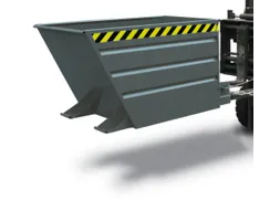kiepbak,HxLxB 730x1370x1200mm,0,9m³,draagverm. 1000kg,grijs