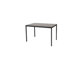 Domino Basic Tafel Vaste Hoogte 1200x800mm Logan Eiken Zwart 4-Poots - 1