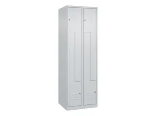 Z-garderobekast,HxBxD 1850x600x500mm,vak B 150/300mm,cil.-slot - 1