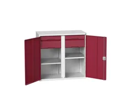 universele kast,HxBxD 1000x1050x550mm,2xStalen bodem,4lade(n)