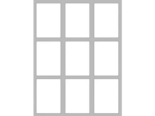 Vitrine Binnen 9xa4 Schrijfbord Hxbxd 730x980x35mm