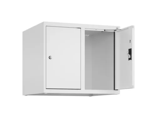 opzetkast,v. locker,2vak.,vak B 300mm,HxBxD 500x600x500mm,cilinderslot