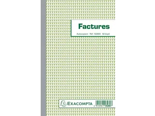 Exacompta Facturen, Ft 21 X 13,5 Cm, Dupli, Franstalig - 1