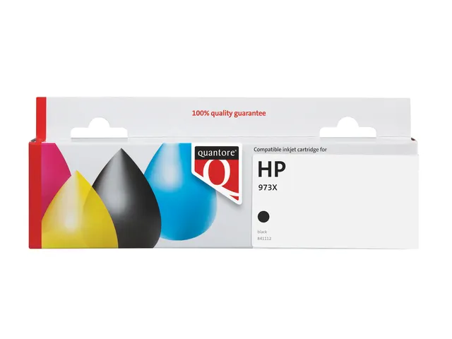 Inktcartridge Quantore alternatief tbv HP L0S07AE 973X zwart