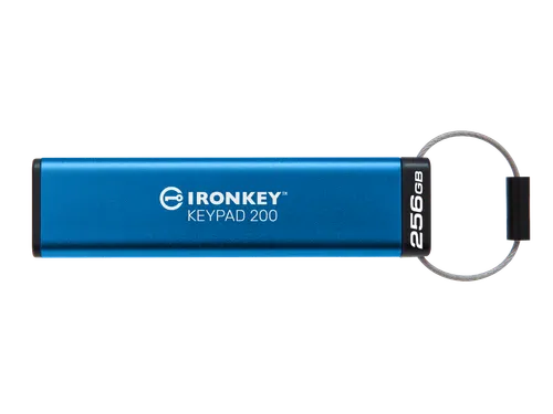 256GB IronKey Keypad 200, FIPS 140-3 Lvl 3 AES-256 versleuteld
