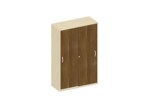 Schuifdeurkast 1540x1000x430mm Decor Romp Esdoorn Decor Front Noten