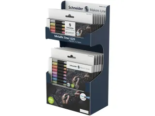 Metallic liner Schneider Paint-It 020 1-2mm 14st. etuis display - 1