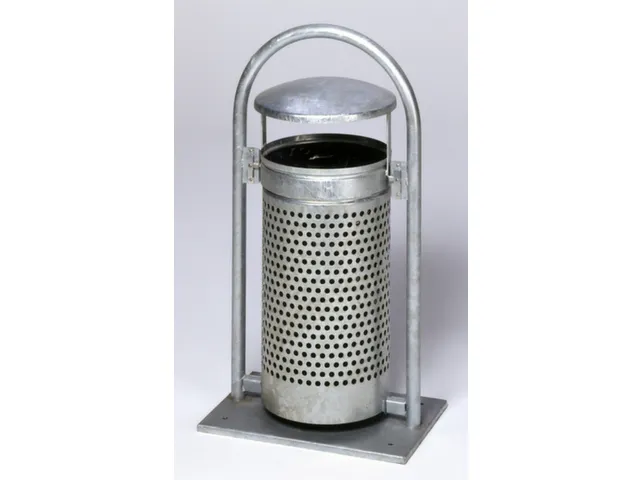 Afvalbak Met Beugel 65 Liter Plaatstaal Verzinkt