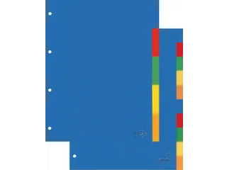 Tabbladen Kangaro A4 4-Gaats A405 5-Delig Assorti Pp - 2