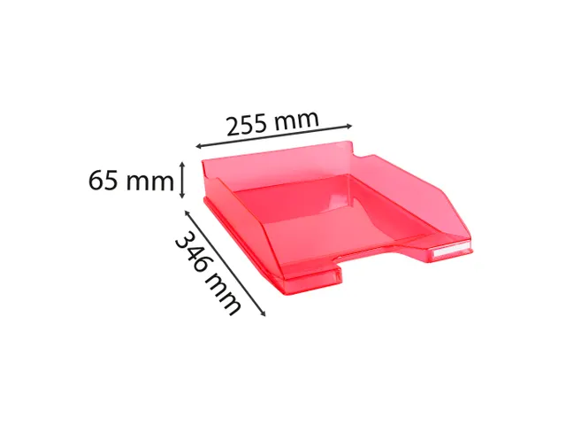 Brievenbak COMBO MID I framboos/glos/tran