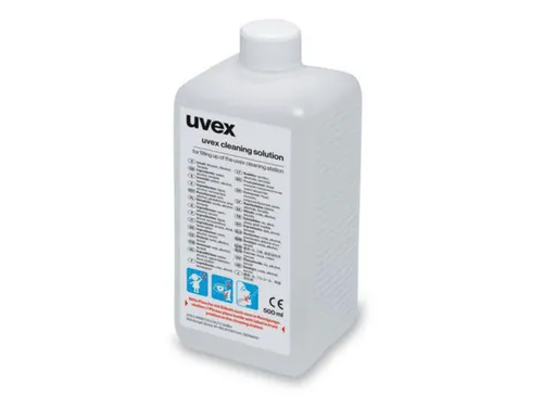Uvex 9972.100 reinigingsvloeistof voor brillen, 500 ml, per flacon