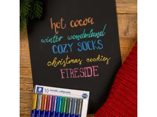 Kalligrafiepen Staedtler 8325 metallic etui à 10 kleuren - 2