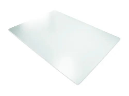 vloerbeschermingsmat,v. tapijt,BxD 1500x1200mm,PE/PU,transparant