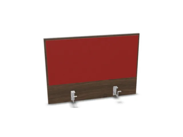 opzetpaneel bureau aanbouw achter NV bruin hickory BN4011-rood 800mm