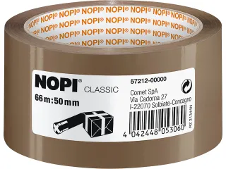 Nopi Classic Verpakkingstape 66mx50mm Bruin - 1