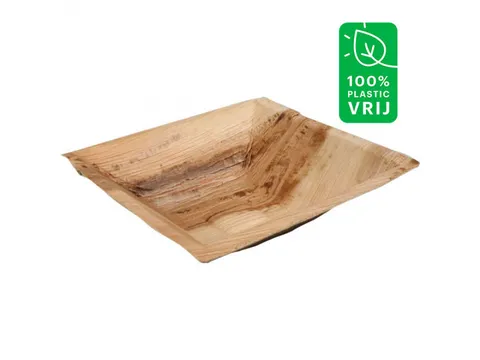 Depa Biodore palmblad schaaltje 160x160x45mm 100 Stuks