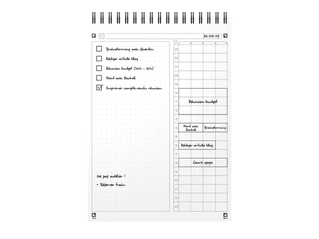 Task Manager Oxford dagplanner A5 70 vel blauw