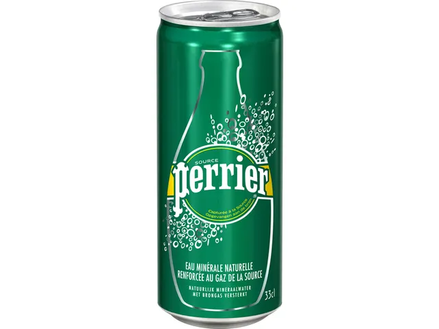 Water Perrier bruisend blik 330ml