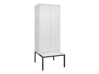 locker voor scheiding van kleding,HxBxD 2120x800x815mm,2vak - 1