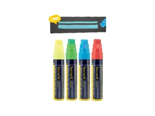 Krijtstift Securit Sma-720 Blok Assorti 7-15mm Blister à 4st - 3