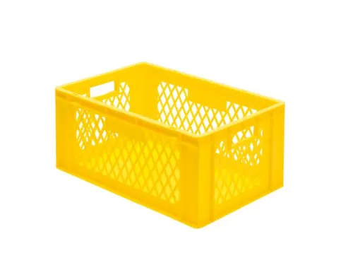 Euronorm-Stapelbak 51l H X L X B 270x 600x 400mm Geel