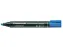 Viltstift Staedtler Lumocolor 350 permanent beitelpunt 2-5mm blauw