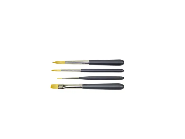 Penselenset Zahn Travel Buddy 4-delig