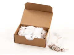 HERMA 6949 Hanglabel 10x22mm Wit karton met wit draad 1000 stuks