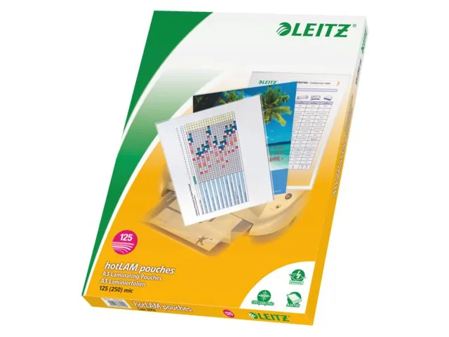 Lamineerhoes Leitz A3 2x125 Micron 100stuks