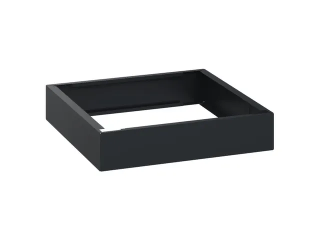 sokkel,HxBxD 100x500x500mm,kunststof,RAL7021,meerprijs