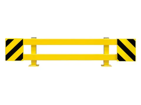 Aanrijdbeveiliging Voor Stelling Uittrekbaar Tot 2100Mm Met Paal