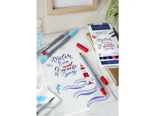 Duo aquarelmarker Faber-Castell Goldfaber etui 6 stuks Jungle kleur nr - 5