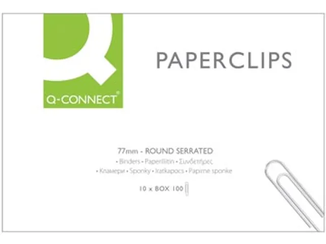 Papierklem 77mm Doos 100 Stuks