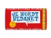 Chocolade Tony's Chocolonely reep 180gr melk "Bedankt"