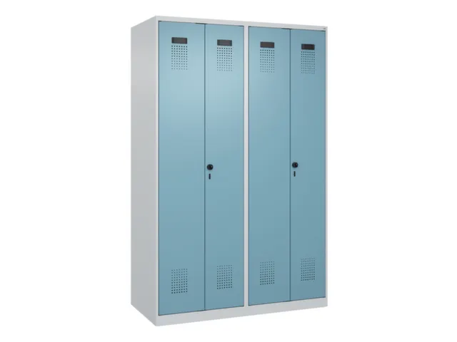 locker voor scheiding van kleding,HxBxD 1850x1200x500mm,4vak