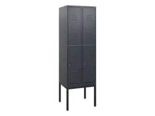 dubbeldekse locker,HxBxD 1950x600x500mm,2x2vak.,vak B 300mm - 1