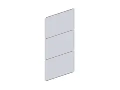 achterwand,v. inhaakstelling,HxB 2000x1000mm,staal,RAL7035