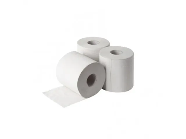 Midi Centerfeedrol 1-laags Recycled Wit 300 Meter Folie a 6 Rollen