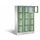 Lockerkast 1800x1200x500mm 3x4 vakken Cilinderslot, Sokkel, RAL6011