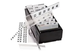 Indextabs Djois 10x150mm zelfklevend aanpasbaar permanent wit 5 stuks