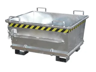 Bodemklepcontainer 721x1040x1200mm 0.50m³ 1000kg Verzinkt - 1
