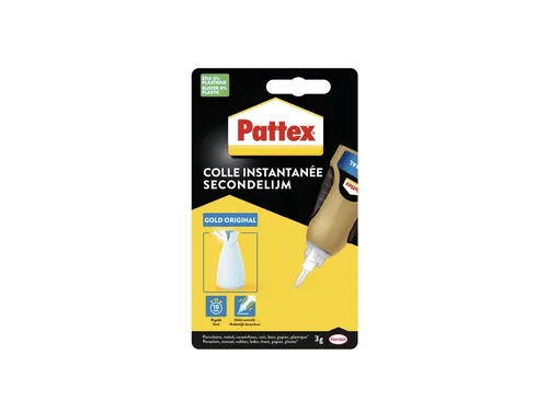 Secondelijm Pattex Gold original tube 3gram op blister