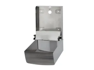 handdoekdispenser,HxBxD 333x265x141mm,v. 600doeken,behuizing RVS - 6