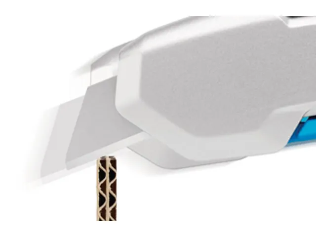 Cutter Martor sécurisé Secupro 625 trapézoïdale 21mm argent