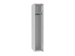 lockerkast,HxBxD 1800x400x500mm,1vak,draaigrendel,sokkel,romp RAL7035